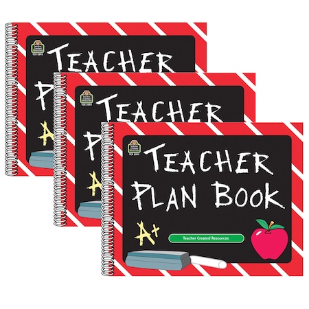 Teacher Created Resources Chalkboard Teacher Plan Book, PK3 TCR2093